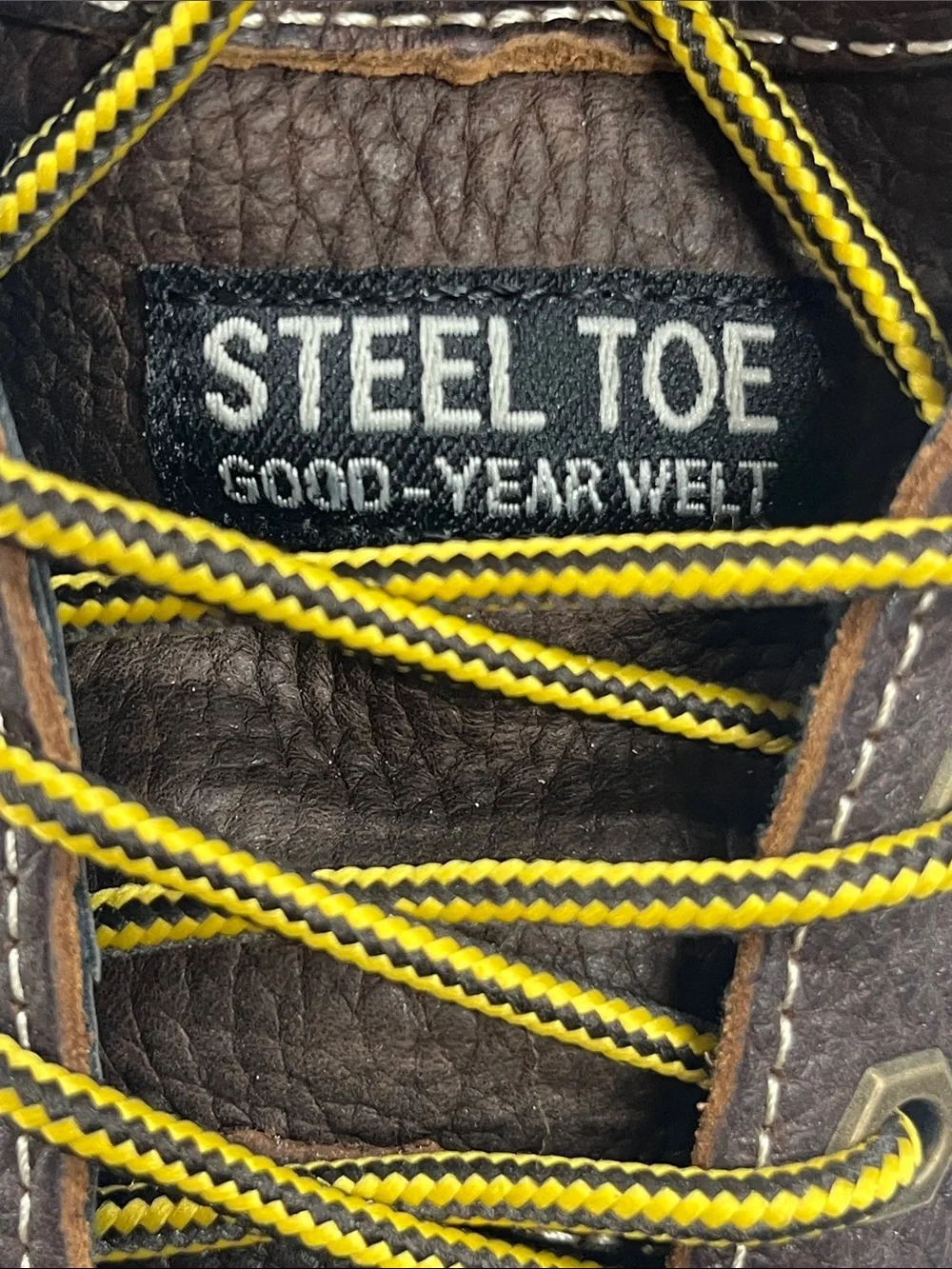 NEW HISEA Men's Steel Toe Work Boots Size 10.5